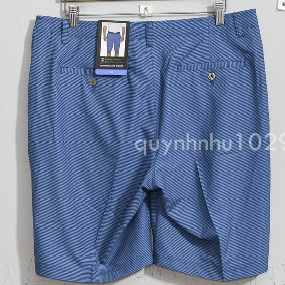 Pebble Beach Men’s Dry-Luxe Performance Shorts. - Picture 4 of 5